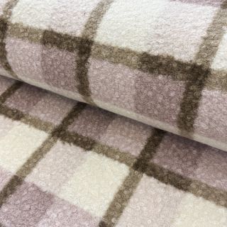 Plaščevina Bouclé Squares design C