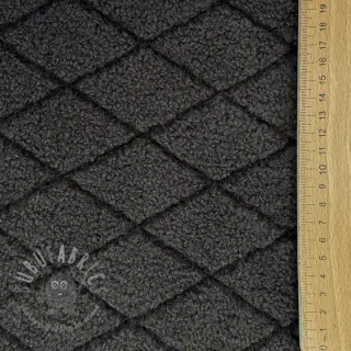 Plaščevina TEDDY Diamond dark grey
