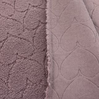 Plaščevina TEDDY Hearts in hearts mauve