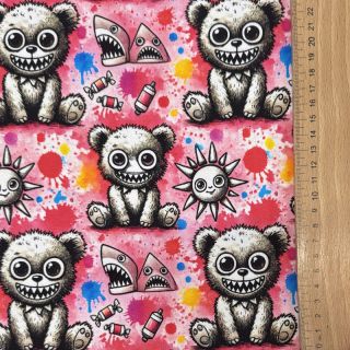 Prevešanka Big eyes design C digital print