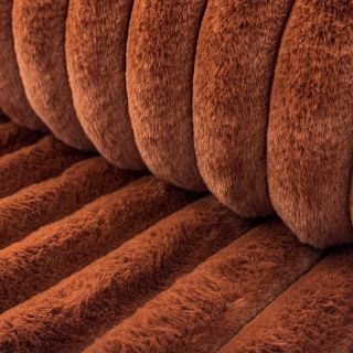Umetno krzno Barracuda terracotta