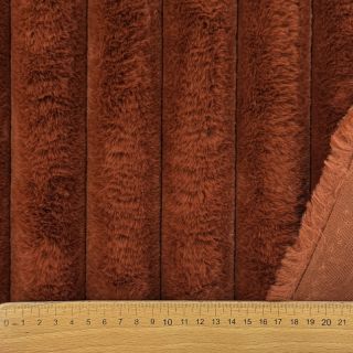 Umetno krzno Barracuda terracotta