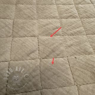 Dvostruka gaza/muslin QUILT beige 2nd class