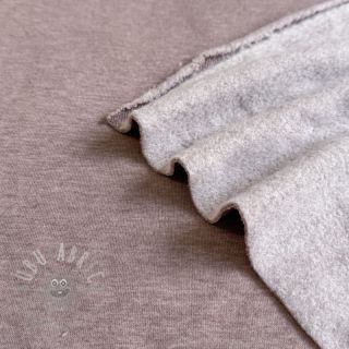 Kosmatena prevešanka MELANGE taupe