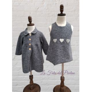 Plaščevina PRATO thick wool grey