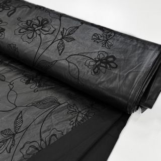 Umetno usnje oblačilno Flowers design B