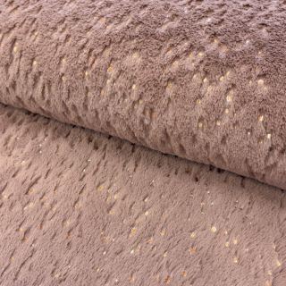 Umetno krzno FOIL dark rose