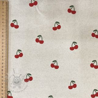 Dekorativno blago Linenlook Cherries natural