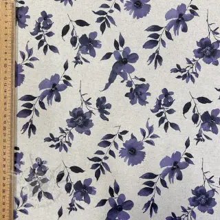 Dekorativno blago Linenlook Night flowers digital print