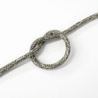 Bombažna vrvica 5 mm MELANGE light grey