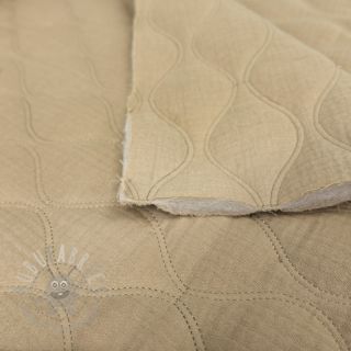 Dvostruka gaza/muslin QUILT Wave beige