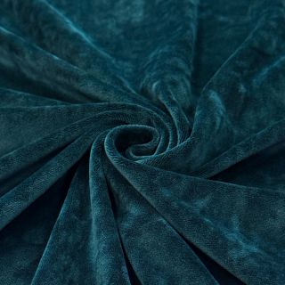 Elastičen žamet VELVET STRETCH petrol