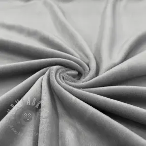 Elastičen žamet VELVET STRETCH light grey
