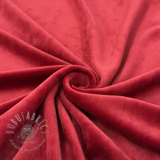 Elastičen žamet VELVET STRETCH red