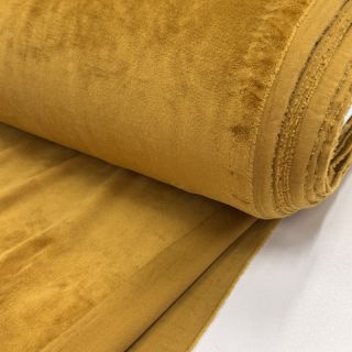 Elastičen žamet VELVET STRETCH ochre