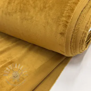 Elastičen žamet VELVET STRETCH ochre