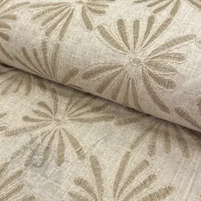 Viskoza z lanom Desert flowers design A