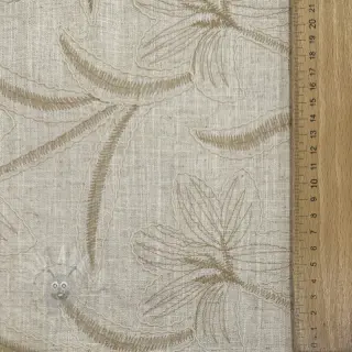 Viskoza z lanom Desert flowers design C