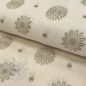 Bombažna tkanina EMBROIDERY Sofia design A