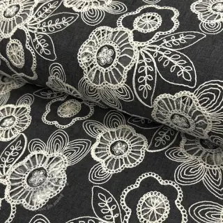 Bombažna tkanina JEANS EMBROIDERY Niva design C