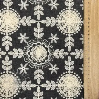 Bombažna tkanina JEANS EMBROIDERY Niva design D