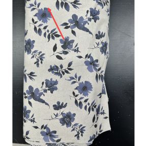 Dekorativno blago Linenlook Night flowers digital print 2nd class