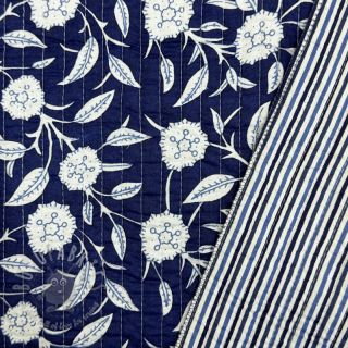 Bombažna tkanina QUILT Gange indigo