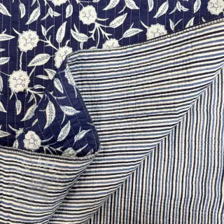 Bombažna tkanina QUILT Gange indigo