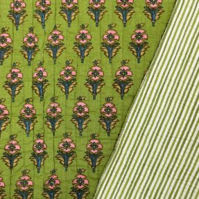 Bombažna tkanina QUILT Gange vert