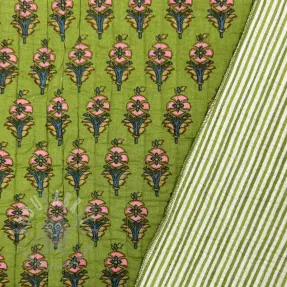 Bombažna tkanina QUILT Gange vert