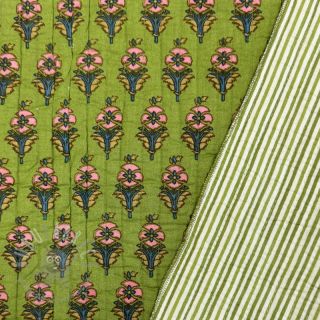 Bombažna tkanina QUILT Gange vert