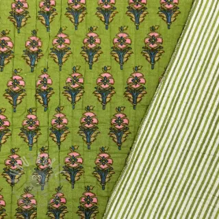 Bombažna tkanina QUILT Gange vert