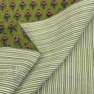 Bombažna tkanina QUILT Gange vert