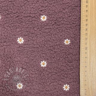 Plaščevina TEDDY EMBROIDERY Mini rosewood