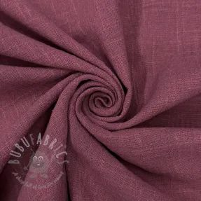 Bombažna tkanina SLUB WASHED mauve