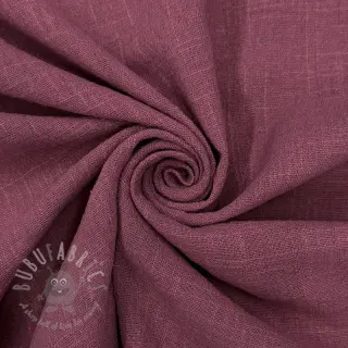 Bombažna tkanina SLUB WASHED mauve