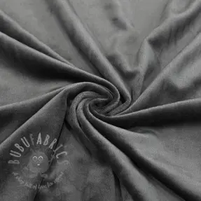 Elastičen žamet VELVET STRETCH dark grey