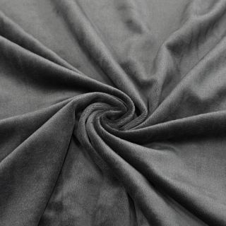 Elastičen žamet VELVET STRETCH dark grey