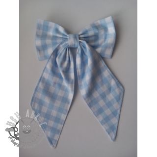 Bombažna tkanina Check light blue