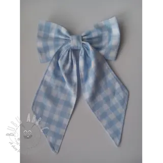 Bombažna tkanina Check light blue