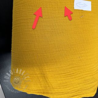 Dvojna gaza/muslin ochre 2nd class