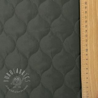 Prešita tkanina Round moss green