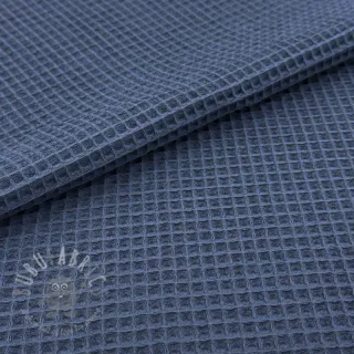 Bombažni vafel tkanja dark jeans