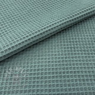 Bombažni vafel tkanja cyan