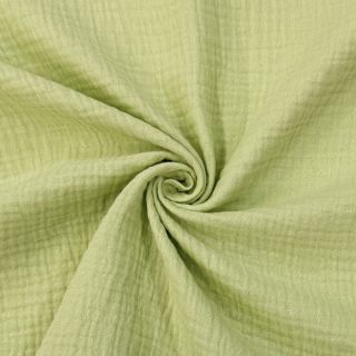 Dvojna gaza/muslin soft green ORGANIC