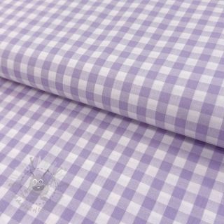 Bombažna tkanina Check lilac