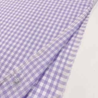 Bombažna tkanina Check lilac