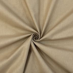 Bombažna tkanina poplin dark beige