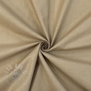 Bombažna tkanina poplin dark beige