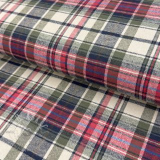 Bombažna tkanina YARN DYED CHECK BRUSHED pickle